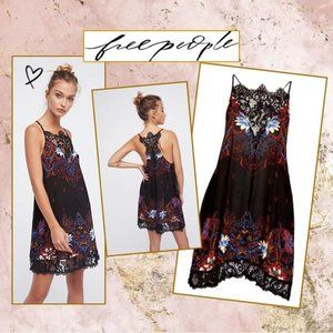 CUTE!! Free People Who's Sorry Now? Slip Dress